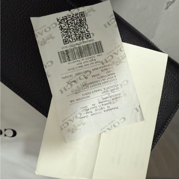 Coach Black Leather Shoulder Bag - Picture 5 of 14